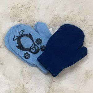 Kids Dream | Toddler Boys Winter Glove | 2 Pieces | Blue | One Sizes